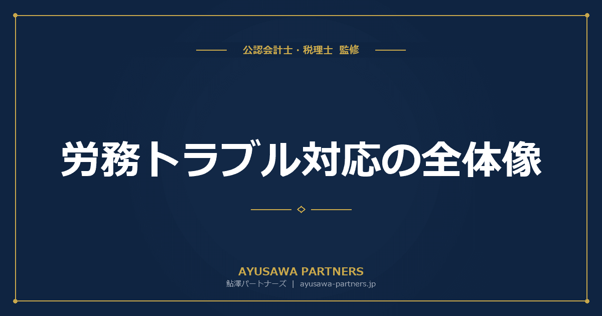 労務トラブル対応の全体像|解雇予告・離職票・同一労働同一賃金・パワハラ防止を完全解説